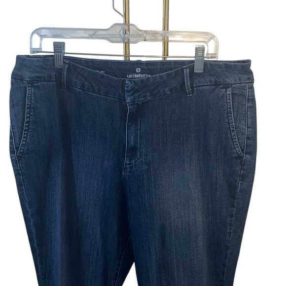 Liz Claiborne Classic Blue Trouser Plus Size 16 Jeans - Picture 5 of 10